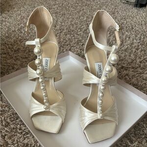 Jimmy Choo Aura 95 Ivory/White